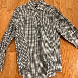 Vineyard Vines Men's Plaid Shirt - Blue and White